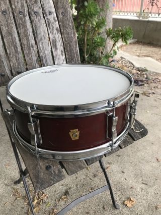 Ludwig 6x14 Pioneer Snare Drum 6 Lug Vintage 1966 Player Freeshipping