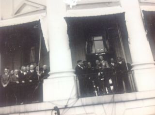 Vintage Panoramic Photograph WHITE HOUSE WASHINGTON DC FARMERS 1935 44 IN FDR 4