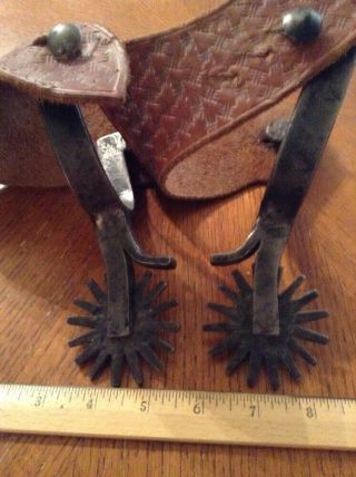 Old Vintage Hand Made Western Cowboy Spurs