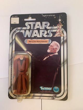 Vintage Kenner Star Wars Ben 12 Back B Grey Hair (partial Reseal)