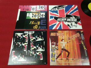 RARE SEX PISTOLS TEST PRESSINGS PISTOLS PACK 1980 SEX 1/1 - 6 A/B SINGLES WALLET 11