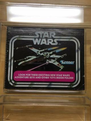 Vintage 1979 Kenner Star Wars Boba Fett Mailer,  Mail Away Custom Acrylic Case 5