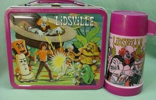 Vintage 1971 Sid & Marty Krofft Metal Lidsville Lunch Box And Thermos