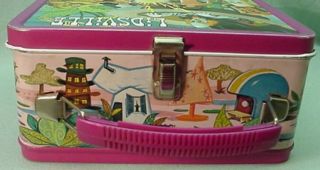 Vintage 1971 Sid & Marty Krofft metal Lidsville lunch box and thermos 3
