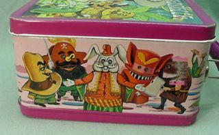 Vintage 1971 Sid & Marty Krofft metal Lidsville lunch box and thermos 4