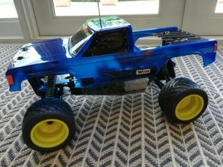 Vintage Kyosho Outlaw Rampage 1/10 Scale Stadium Truck Nitro Rare Engine Seized 2