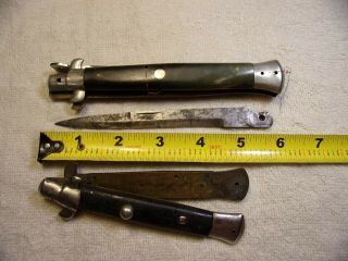 2 Vintage Italian Stiletto Knife (parts)
