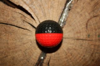 Vintage Red And Black Ping Golf Ball