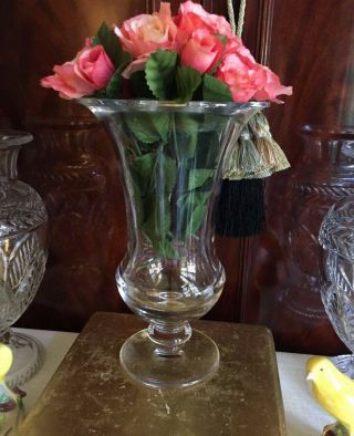 Antique Vintage Baccarat Crystal Vase Urn