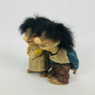 Candy Design Of Norway Husband And Wife Troll Vintage Figurine 5