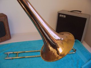 1964 - 67 Vintage Getzen Trombone Sounds Great With Case