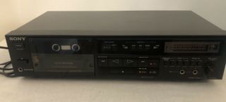 Sony Tc - R303 Tape Cassette Stereo Deck Player Great Vintage