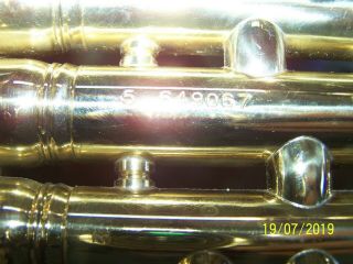 VINTAGE King 600 Trumpet Made in the USA,  W/King 7C Mouthpiece & Case 1970 ' S 6