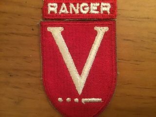 Ww2 Us Army Victory Task Force Patch