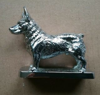 Vintage Louis Lejeune Mascot Dog Hood Ornament Made In England