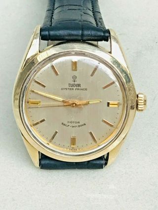 Vintage Tudor Oyster - Prince 7995 Gold - Plated Men’s Auto Watch C.  2461