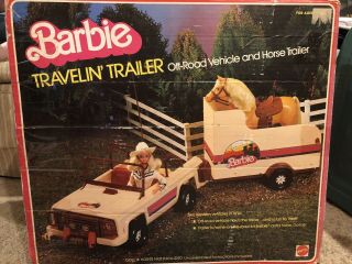 Vintage Barbie Cottage And Vehicle Set 2