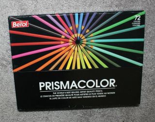 Nos Berol Prismacolor 72 Colored Pencil Set Vtg 90s 1993 Artist Nib
