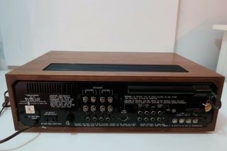 Realistic STA - 64 Stereo QuartaVox Receiver Silver Face Walnut Case Vintage 1977 7