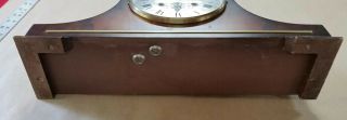 Vintage KIENINGER Mantel Clock No (0) Jewels Unadjusted Made in Germany Key 8