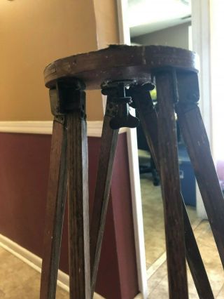 Vintage Antique Tripod for Camera Wood Wooden Early 1900 ' s 40 - 60 