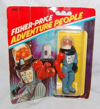 Vintage 1983 Fisher Price Adventure People 390 Brainoid Moc