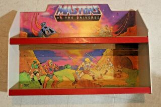 Vintage Masters Of The Universe He - Man 1983 Shelf Store Display Ultra Rare 1985
