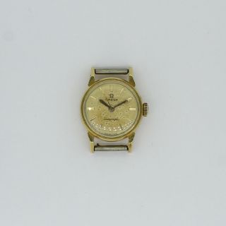 Ladies Vintage Omega Ladymatic 18ct Yellow Gold Watch Head,