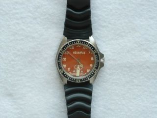 US Divers,  Aqua Lung,  AQUARIUS DIVE WATCH plus depth gauge,  vintage scuba,  dive 2