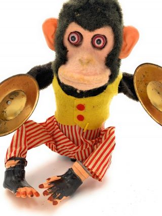 Vintage Japan Musical Chimp Cymbal Playing Monkey Mechanical - Not 2