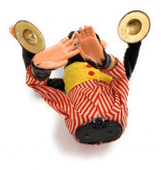 Vintage Japan Musical Chimp Cymbal Playing Monkey Mechanical - Not 3