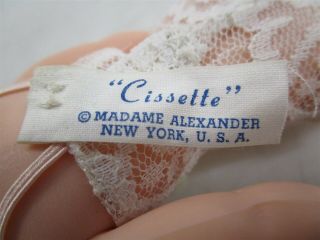 Vintage 1950 ' s Madame Alexander Cissette Tagged 9 