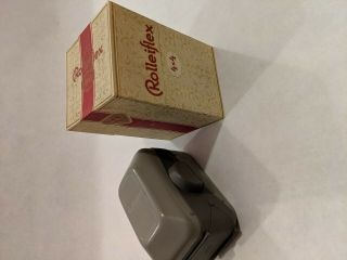 Rollei Rolleiflex Grey Baby TLR Vintage 4X4 Box Camera Schneider - Kreuznach Xenar 3