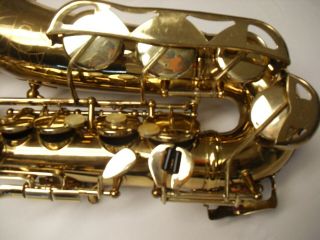 Vintage Conn Alto Saxophone Flower Design N203504 5