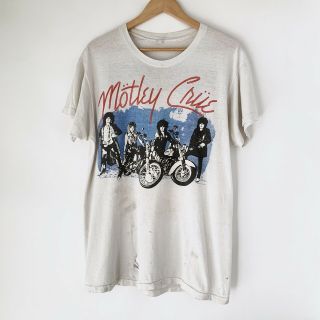1987 Motley Crue Girls Vintage Tour Band Rock Shirt 80s 1980s Aerosmith Van Hale