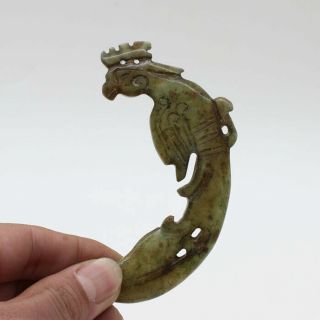 Chinese Collectibles,  Jade Hand - Carved,  The Ancient Phoenix Statue H22