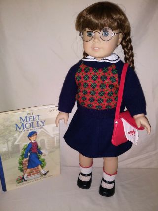 Vintage Molly Mcintire American Girl Pleasant Company Doll Retired Tight Limbs