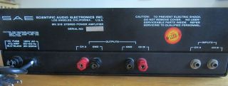 Vintage SAE MARK XXXIB Solid State Stereo Power Amplifier Repair 3