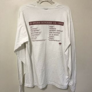 Men’s Size XL 1993 Pearl Jam Album Release Long Sleeve Vintage Vs T - Shirt 6