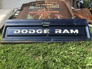 Vintage Dodge Ram Tailgate