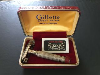 Vintage Gillette Ii Safety Razor - - Made In England - Rare - 1940’s