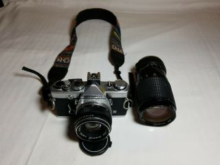 Vintage Camera Olympus OM - 1N,  2 Lenses, 2