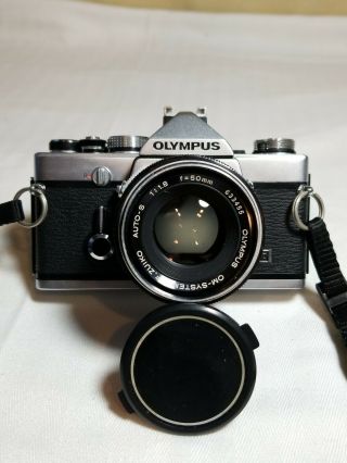 Vintage Camera Olympus OM - 1N,  2 Lenses, 8