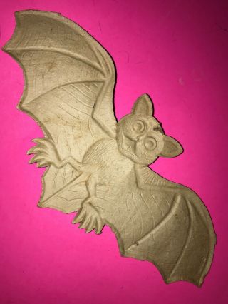 Halloween Vintage Bat Very Old Pulp Spooky German Germany Diecut Read 11