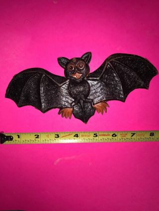 Halloween Vintage Bat Very Old Pulp Spooky German Germany Diecut Read
