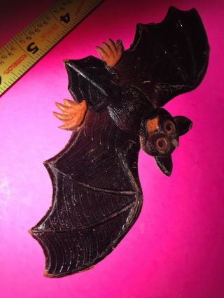 Halloween Vintage Bat Very Old Pulp Spooky German Germany Diecut Read 4