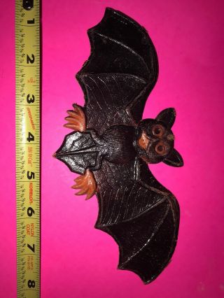 Halloween Vintage Bat Very Old Pulp Spooky German Germany Diecut Read 5