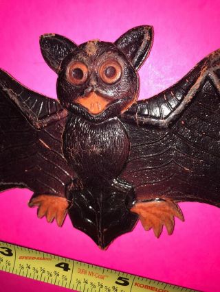 Halloween Vintage Bat Very Old Pulp Spooky German Germany Diecut Read 7