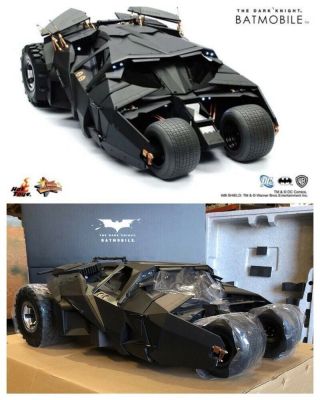 Hot Toys The Dark Knight Batmobile RARE 4