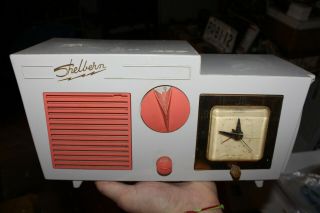 Vintage Canadian Shelbern Solid State Stereo Model 55c Clock Radio - Rare